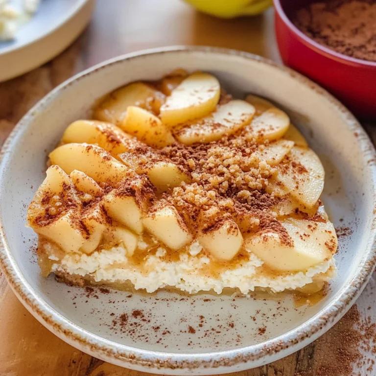 Apple Cinnamon Cottage Cheese Bake