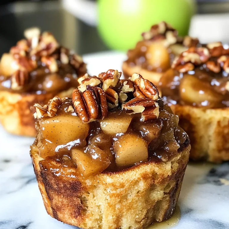 Apple Pecan French Toast Cups