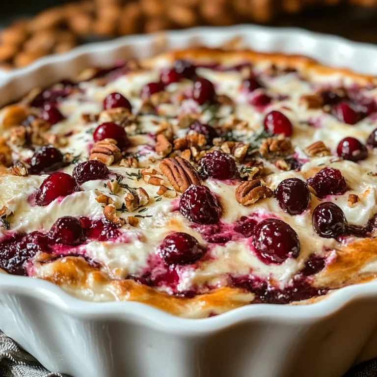 Baked Cranberry Cream Cheese Dip