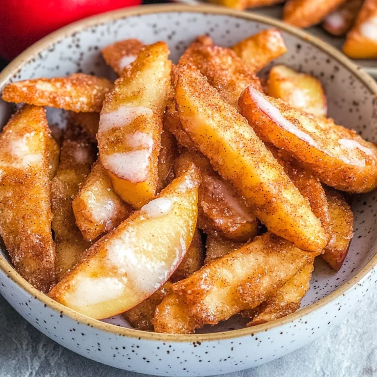 Crispy Air Fryer Apple Fries