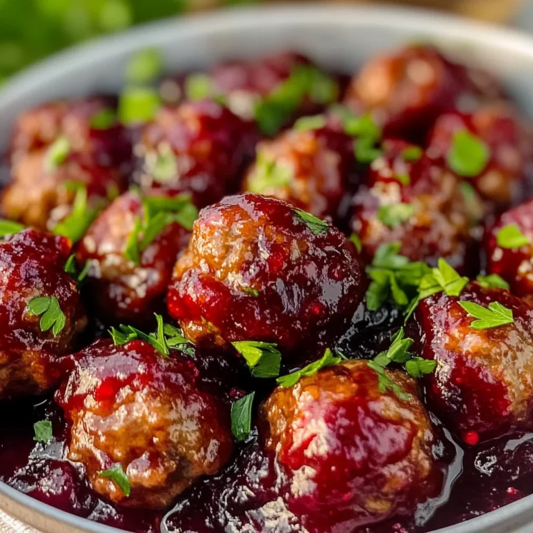Quick Cranberry Meatballs (Christmas Recipe)