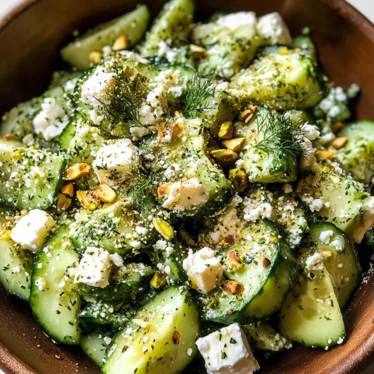 Smashed Cucumber Salad - With Feta and Dill