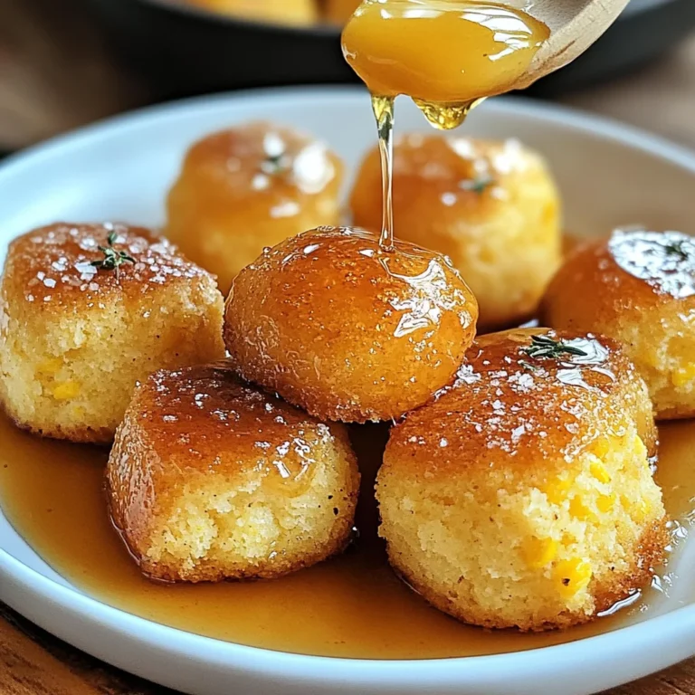 Southern-Style Honey Butter Cornbread Poppers