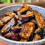 Sticky Garlic Eggplant