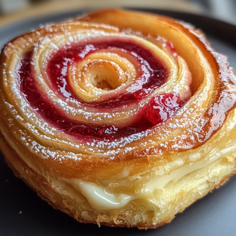 Sugar Raspberry Danish Bun