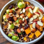 Wild Rice Harvest Bowls with Fig Balsamic Vinaigrette