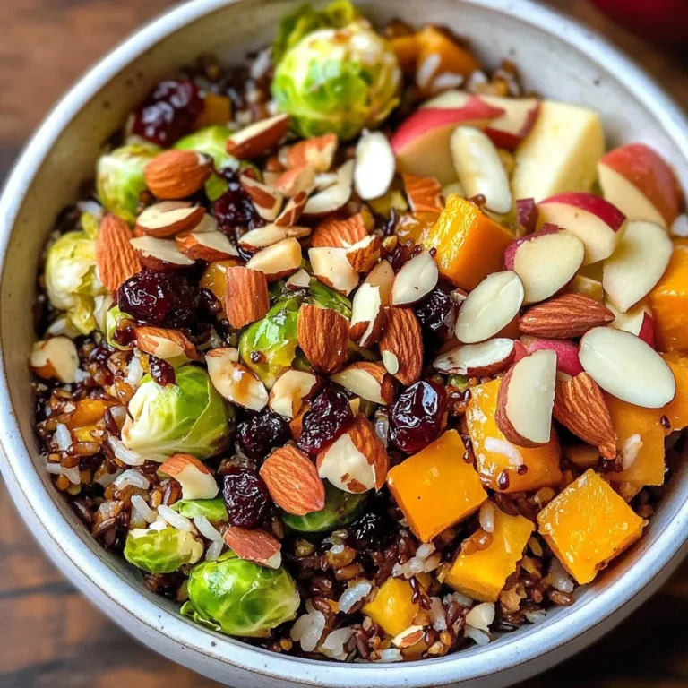 Wild Rice Harvest Bowls with Fig Balsamic Vinaigrette