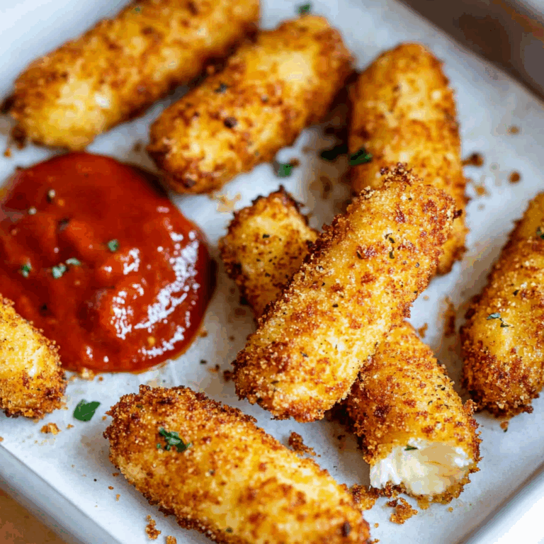 Crispy Air Fryer Mozzarella Sticks
