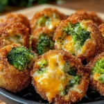 Air Fryer Broccoli Cheddar Poppers