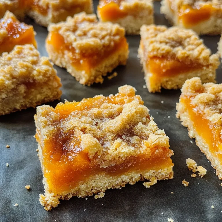 Apricot Shortbread Bars Recipe