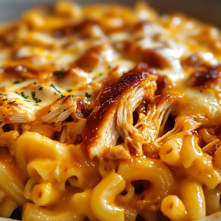 BBQ Chicken Mac and Cheese