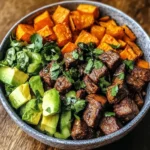 Beef and Sweet Potato Power Bowl
