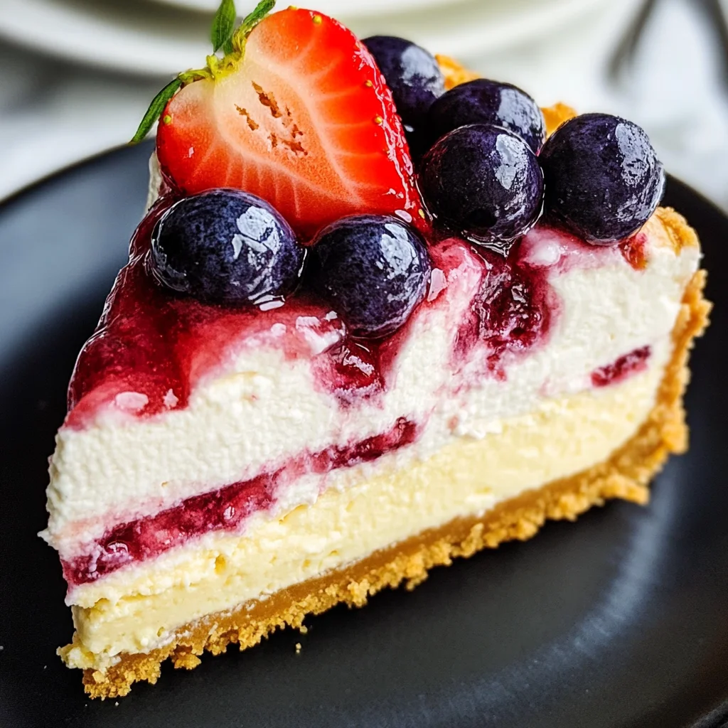 Berry Cheesecake Cake