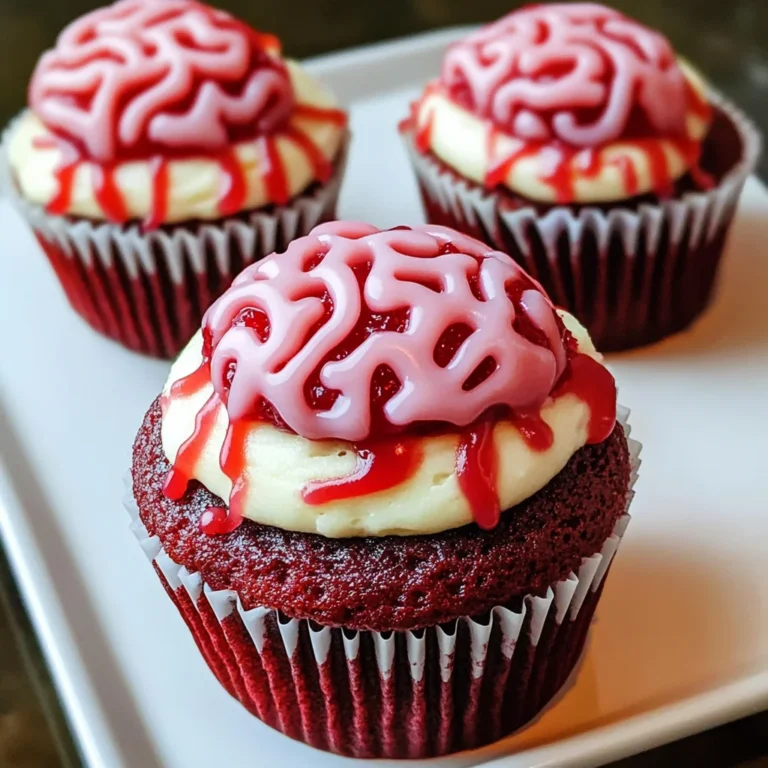 Bleeding Brain Cupcakes