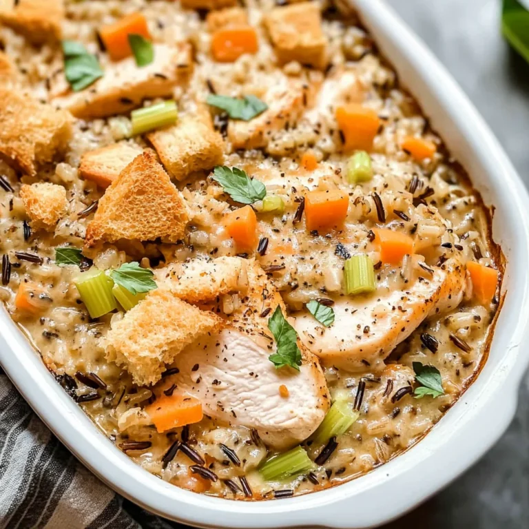 Chicken Wild Rice Casserole Recipe