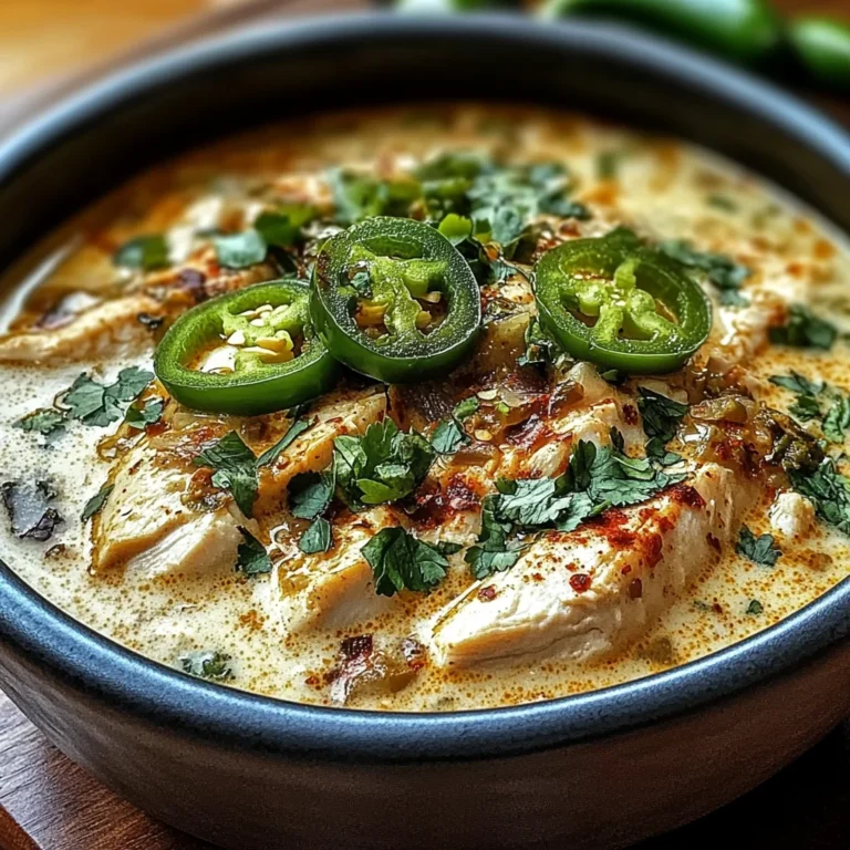 Creamy Jalapeño White Chicken Chili