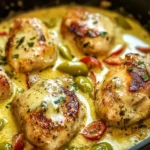 Creamy Pepperoncini Chicken Skillet Recipe - Quick & Easy