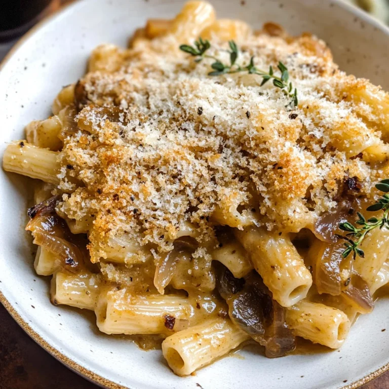 French Onion Soup Pasta Recipe