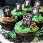 Halloween Graveyard Cupcakes