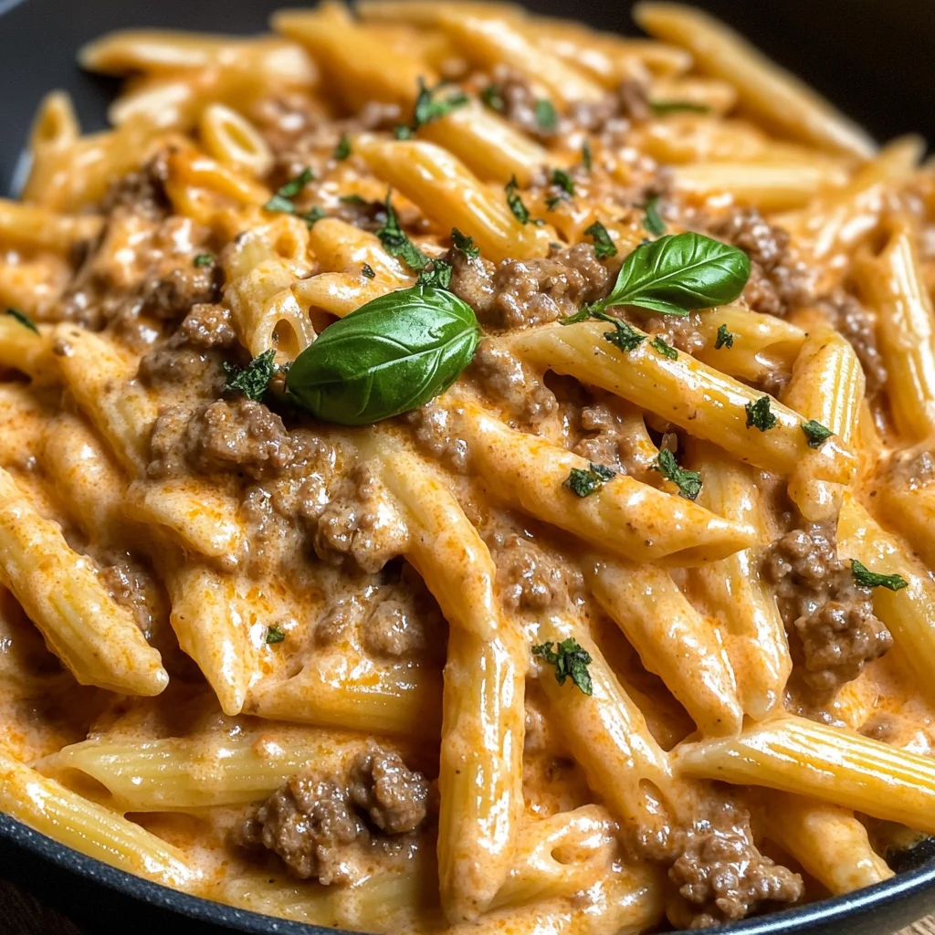 High Protein Creamy Beef Pasta: A Quick and Nourishing Weeknight Dinner