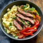 High Protein Steak Fajita Bowl