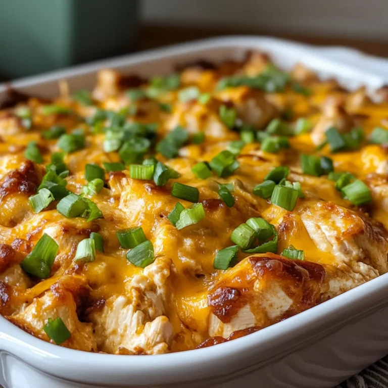Keto BBQ Chicken Casserole