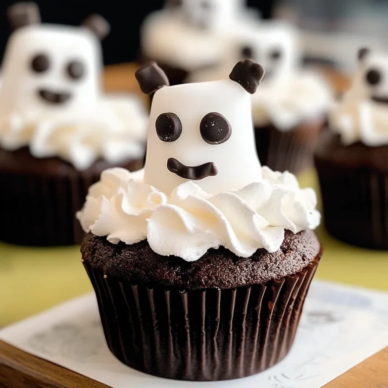 Marshmallow Ghost Cupcakes