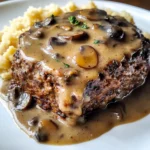 Meatloaf with Mushroom Gravy