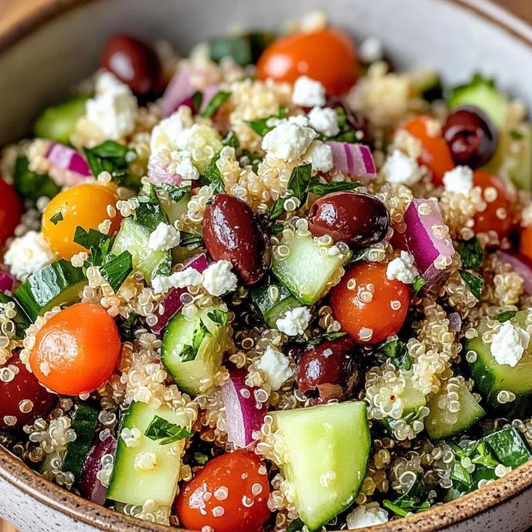 Mediterranean Quinoa Salad