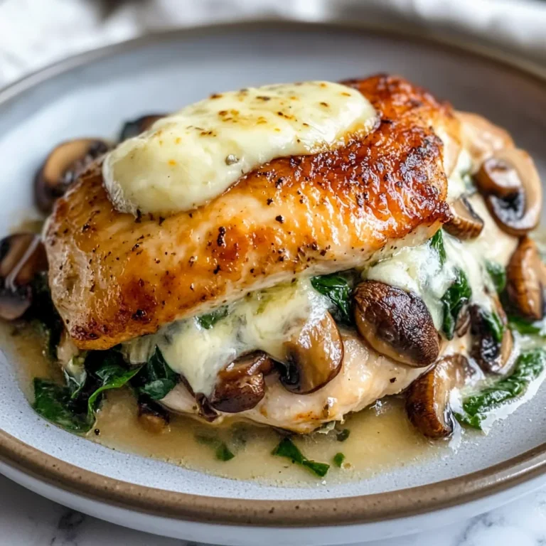 Mushroom Stuffed Chicken Breast - Quick and Easy