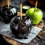 Poison Toffee Apples for Halloween