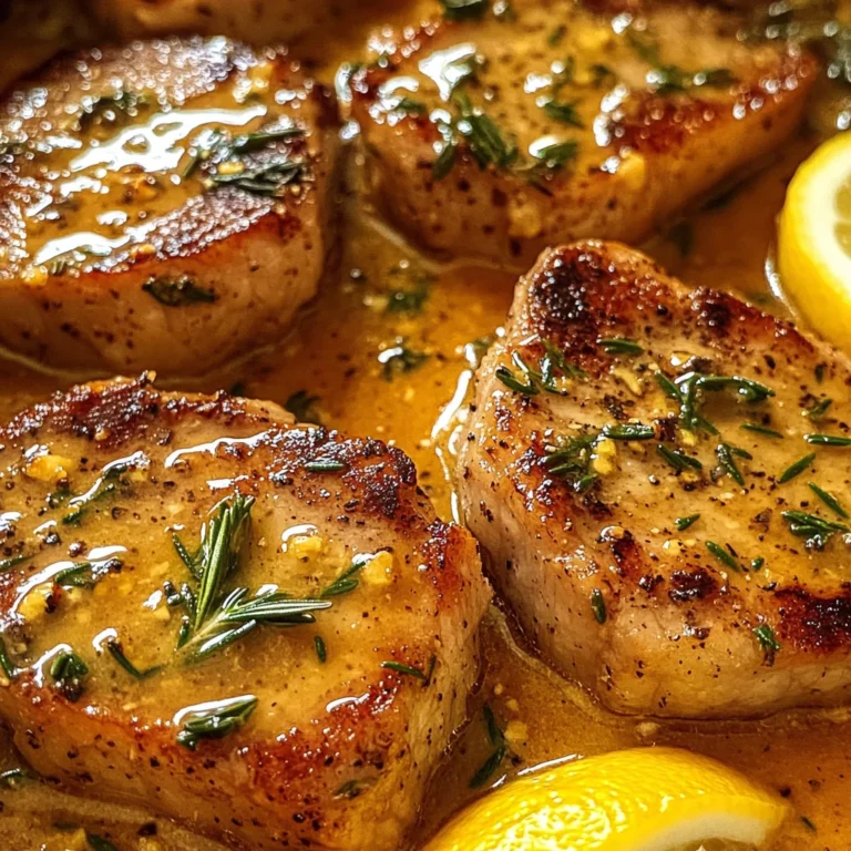 Rosemary Garlic Butter Pork Chops