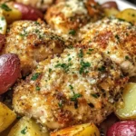 Slow Cooker Parmesan Garlic Chicken and Potatoes