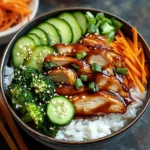 Sticky Chicken Rice Bowls – A Flavorful Bowl Meal