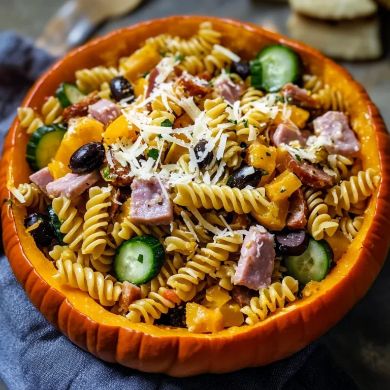 UpChuckin' Pumpkin Loaded Pasta Salad