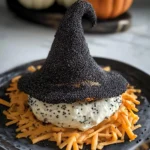 Witch Hat Halloween Cheese Ball