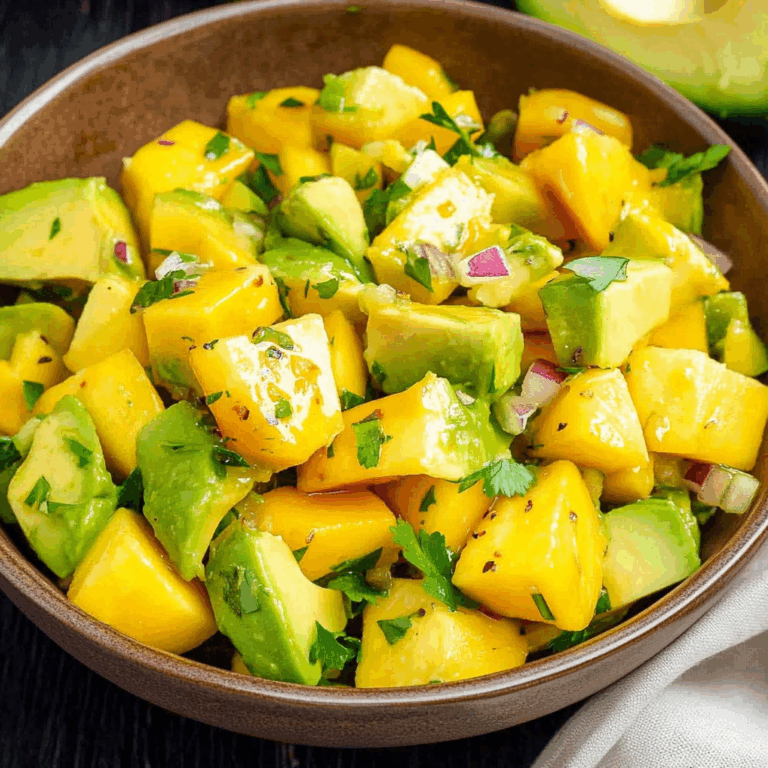 Avocado Mango Salad Recipe
