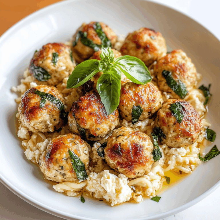 Chicken Ricotta Meatballs