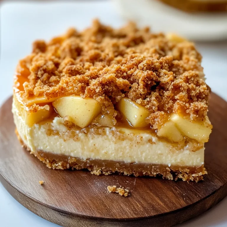 Apple Crumble Cheesecake