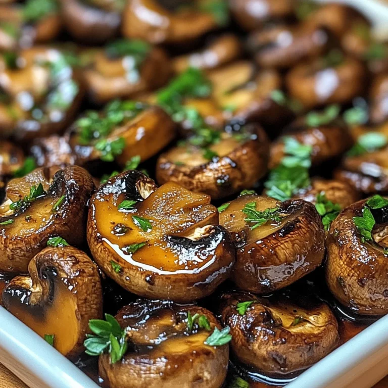 Balsamic Roasted Mushrooms