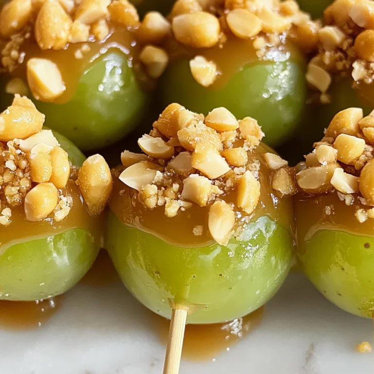 Caramel Apple Grapes