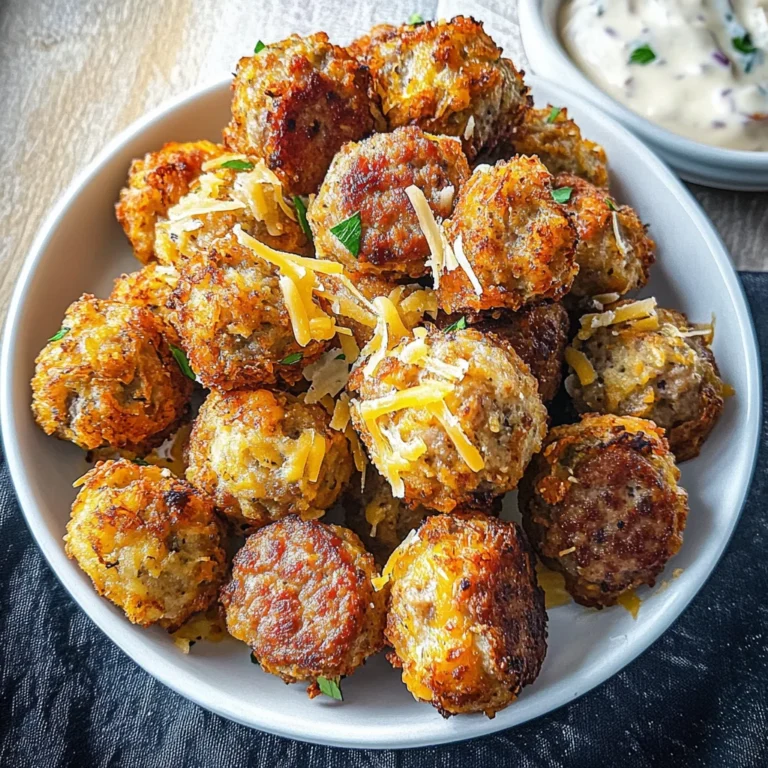 Crispy Hashbrown Sausage Bites