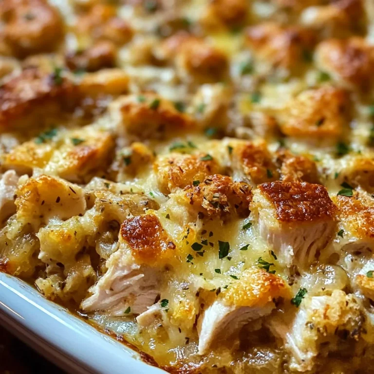 Dolly's Chicken and Stuffing Casserole