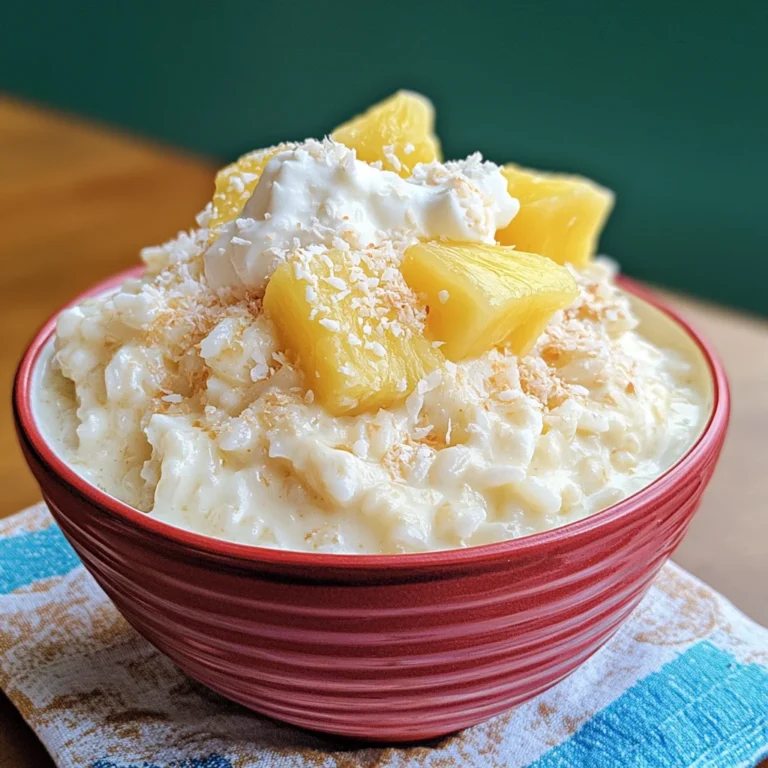 Hawaiian Rice Pudding {aka Rice Hawaiian}
