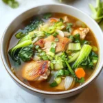 Hearty Bokchoy Chicken Soup