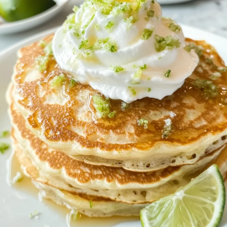 Key Lime Pie Pancakes