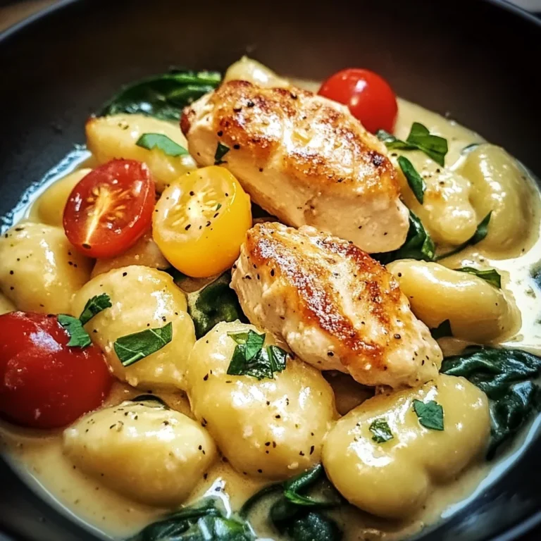 Lemon Chicken Gnocchi: Creamy One-Pot Dinner Delight