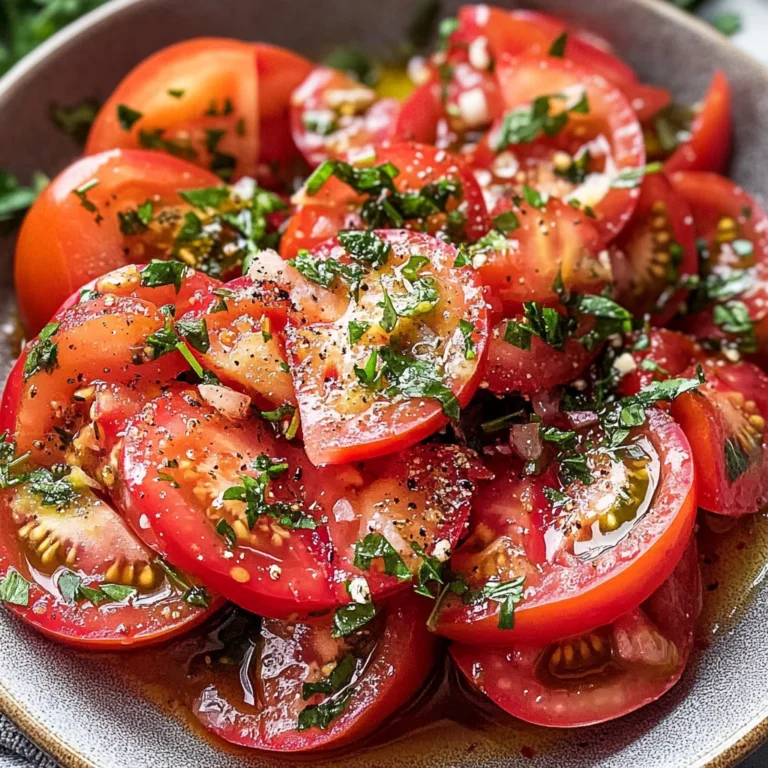 Marinated Tomatoes: A Delicious Recipe for Flavorful Summer Salads