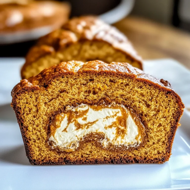 Pumpkin Cream Cheese Bread