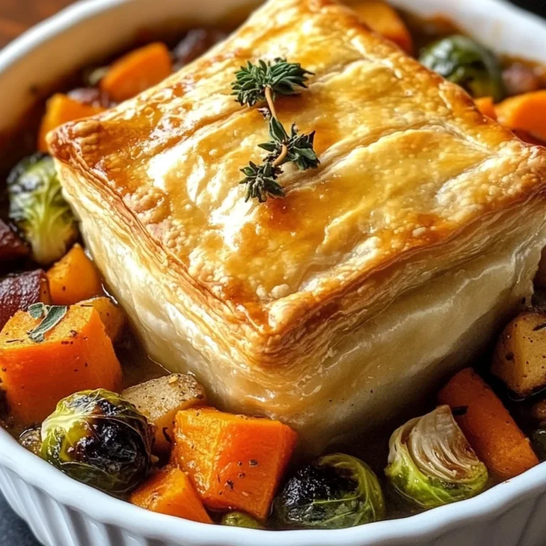 Roasted Autumn Vegetable Pot Pies